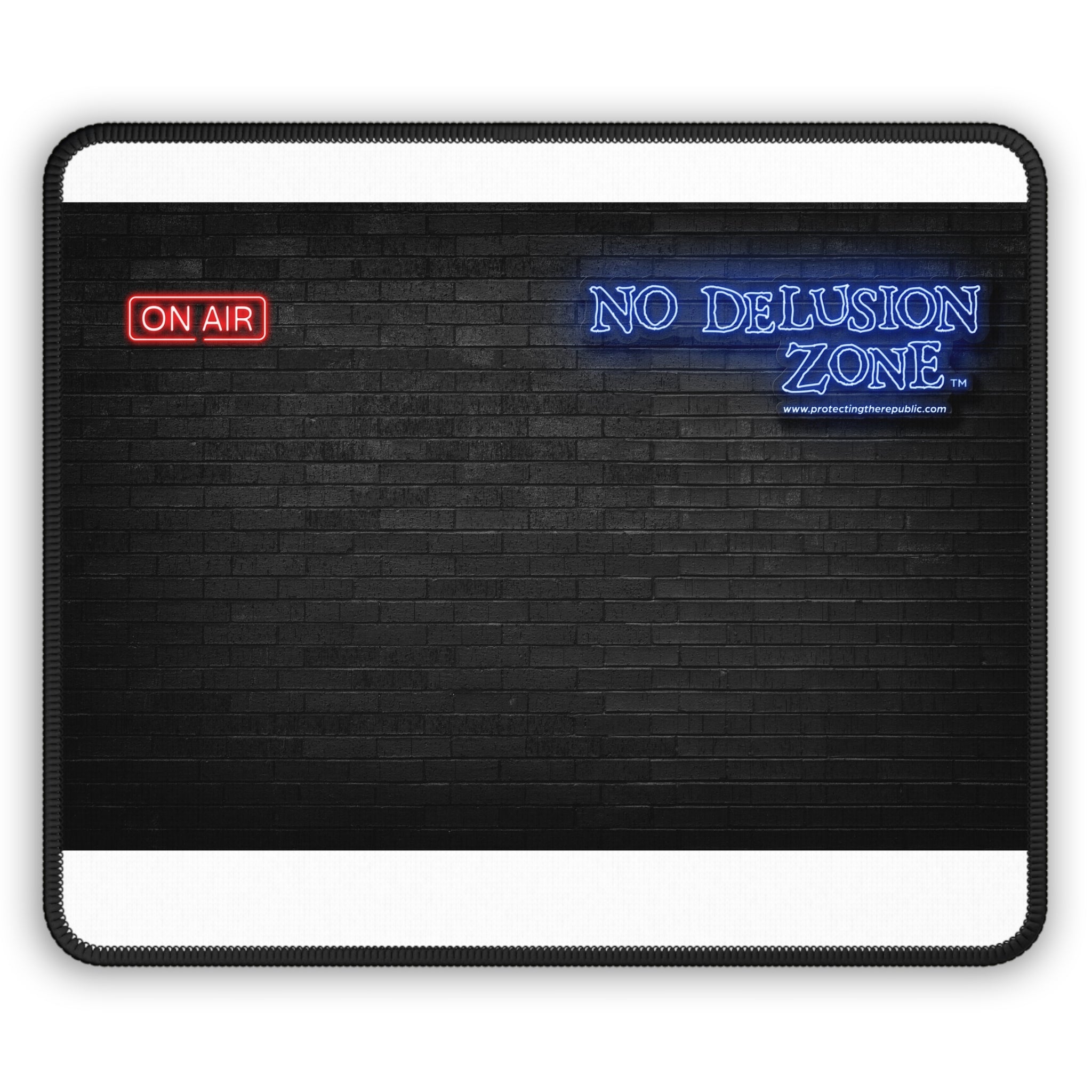 No Delusion Zone Gaming Mouse Pad - Perfect for Gamers and Streamers